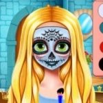 Картинка Sisters Halloween Face Paint